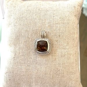 David Yurman 18K Smoky Quartz Gold Albion Pendant
